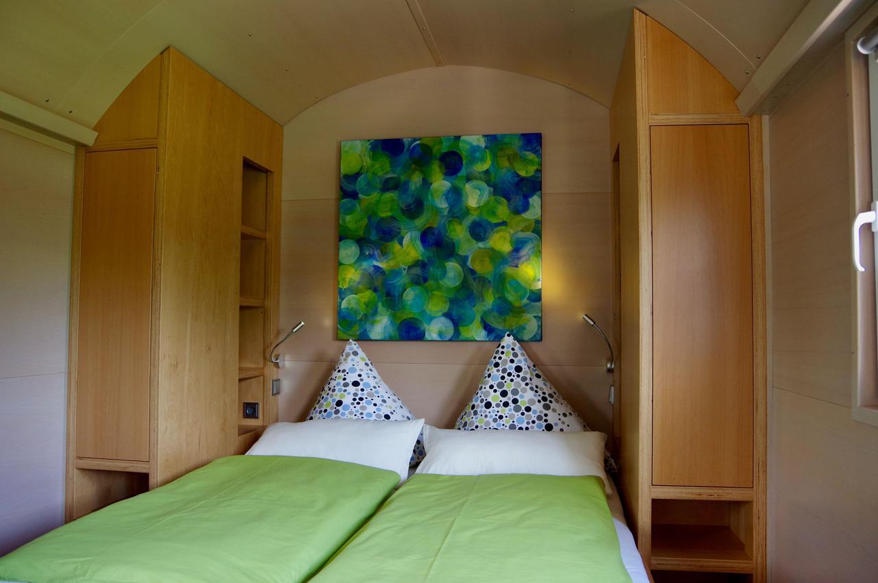 Villa Urlaubsbahnhof-Schlafwagen à Lauterbach  Extérieur photo