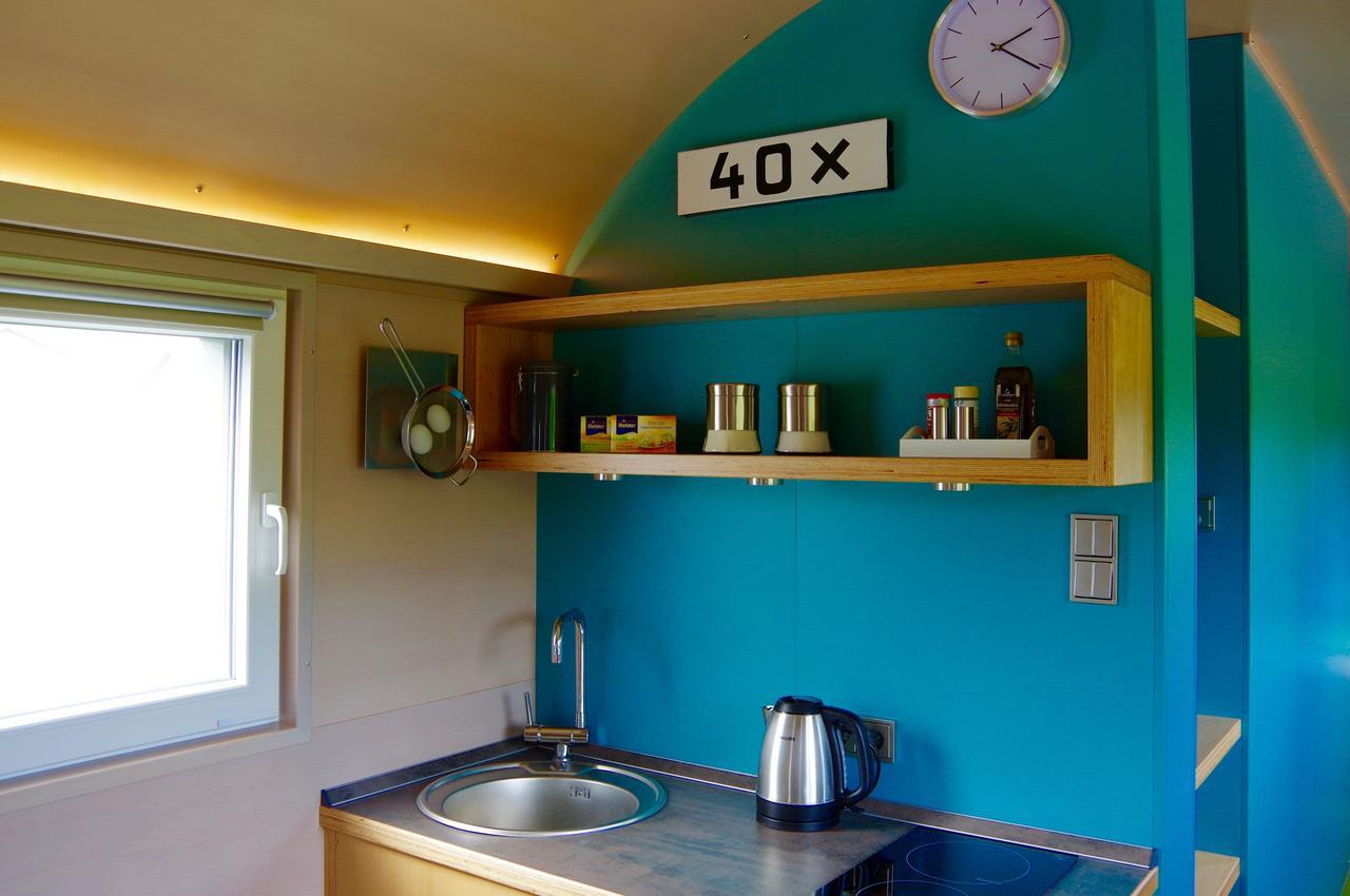 Villa Urlaubsbahnhof-Schlafwagen à Lauterbach  Extérieur photo