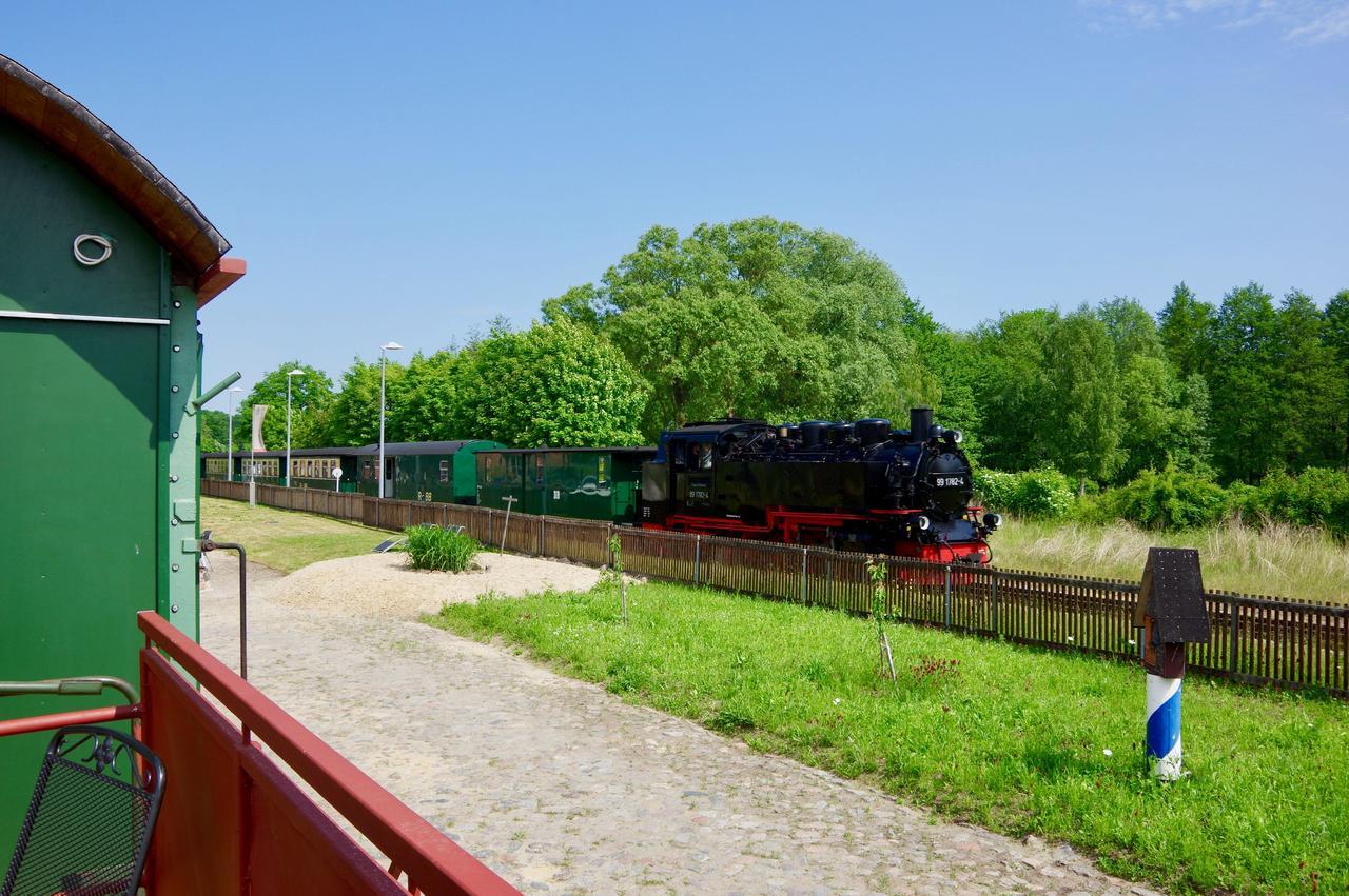Villa Urlaubsbahnhof-Schlafwagen à Lauterbach  Extérieur photo