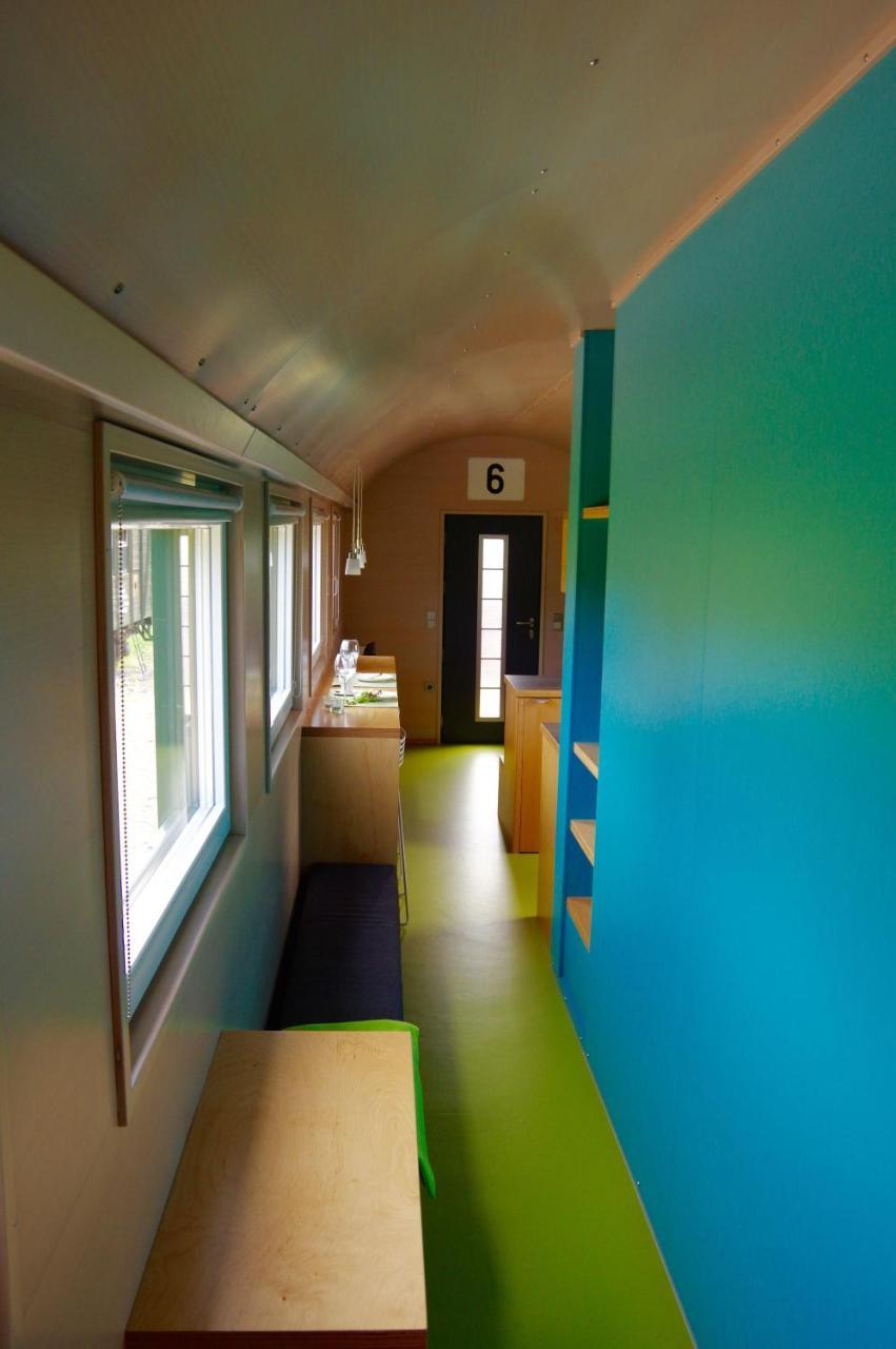 Villa Urlaubsbahnhof-Schlafwagen à Lauterbach  Extérieur photo