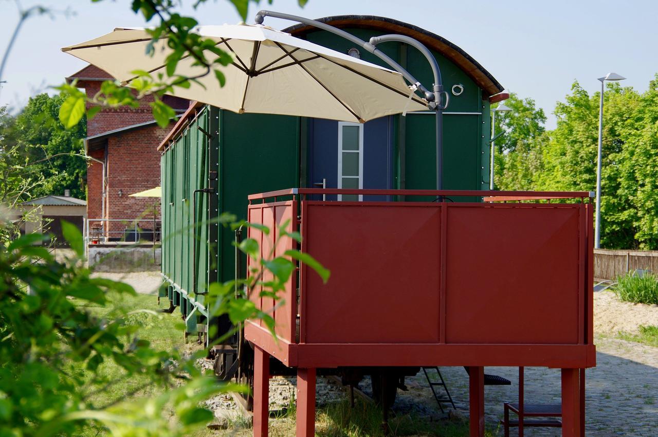Villa Urlaubsbahnhof-Schlafwagen à Lauterbach  Extérieur photo