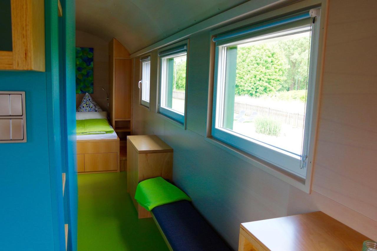 Villa Urlaubsbahnhof-Schlafwagen à Lauterbach  Extérieur photo